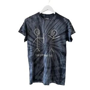 Trenz Tie Dye Cotton Funny Short Sleeves Sarcastic Phrases S #1108